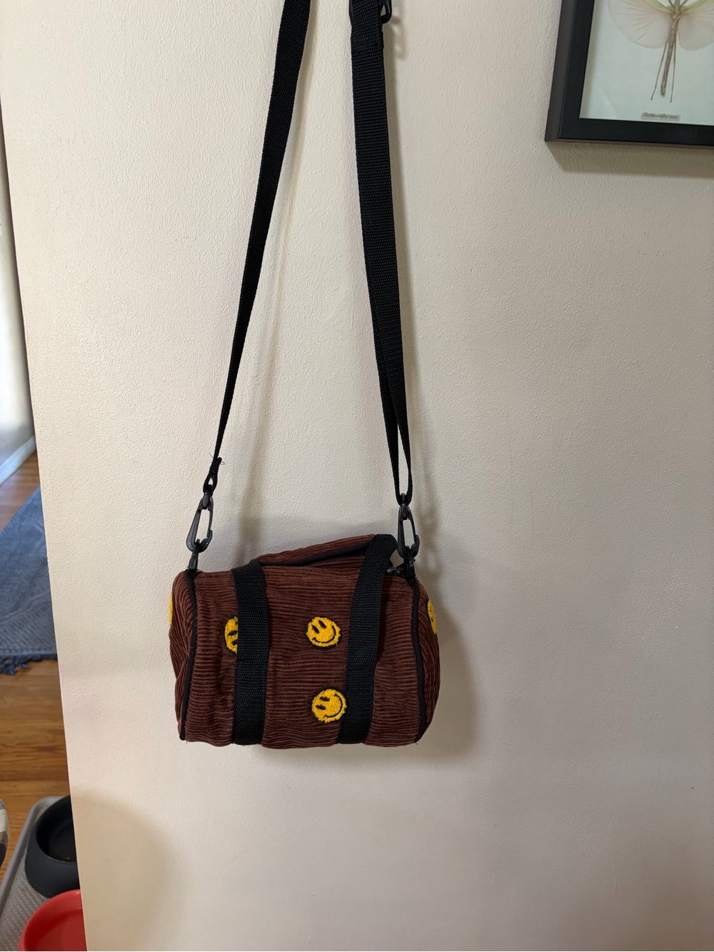 Smiley face mini bag